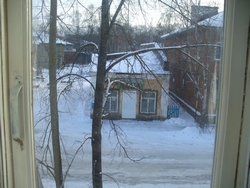 Вид из окна гостиницы